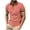 Hot Pink, variant on Man Work Out Athletic Running Button T Shirts Short Sleeve Tee Tops for Man Collared Turtleneck Neck Striped Summer Fall Tee Shirt 2026 Clothes Fashion 3XL