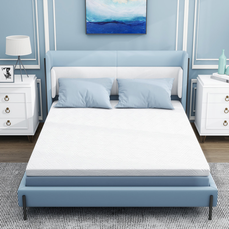 Sybels 2 Inch Twin Size Gel Memory Foam Mattress, Relieve back pain, CertiPUR-US Certified