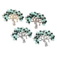thumbnail image 1 of simhoa 4pcs Crystal Rhinestone Pearl Embellishments Scarf Decorations Brooch Button 40x32mm rhinestone tree, 1 of 8