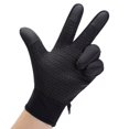 thumbnail image 4 of Guantes de invierno cálidos para montar a caballo, para hombres y mujeres, de forro polar, resistentes al viento, cálidos, para pantalla táctil, para exteriores, montañismo, esquí y ciclismo, 4 of 6