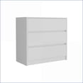 thumbnail image 5 of Dressers, 3-Drawer Chest of Drawers, 30"W x 31"H | White | Particle Board, 5 of 7