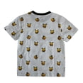 thumbnail image 2 of Pokemon Pixel Art Pikachu Graphic Print Big Boy's Short Sleeve T-Shirt - Size Small (8), 2 of 4