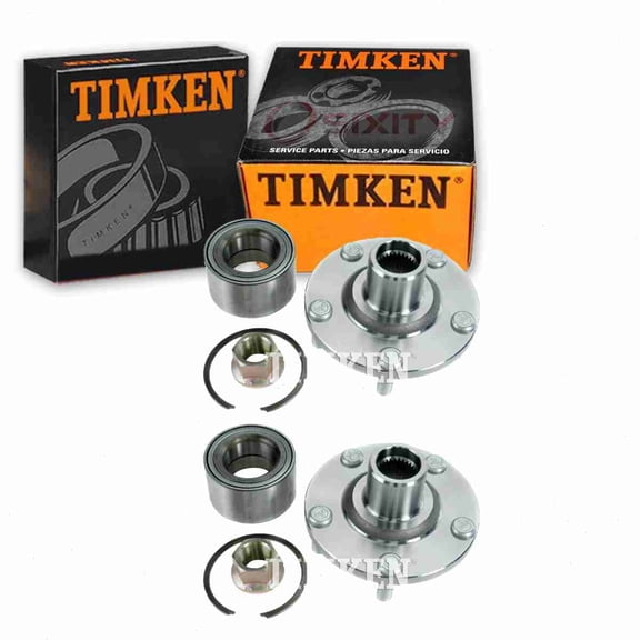2 pc Timken HA590600K Wheel Bearing Hub Assembly for 402022Y000 402022Y010 518516 718516 750-0299 BR930600K Driveline Axle Axles Hubs