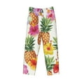 thumbnail image 4 of Balery Men'S Hawaiian Pineappl Pants,Sleepwear Pants,Pajama Pants,Pj Bottoms Drawstring And Pockets-Small, 4 of 9