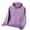 Purple, variant on Womens Athletic Jacket Hoodie Zip Up Cropped Lightweight Jackets UPF 50+ Sun Protection Long Sleeve Workout Shirt Purple L