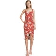 thumbnail image 2 of No Boundaries Juniors Sleeveless Midi Wrap Dress, 2 of 5