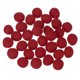 thumbnail image 1 of Uxcell 30 Pcs Bolas de Fieltro de Lana, Pompones de 0.6 Pulgadas para Manualidades, Bolas para Decoración de Arte y Manualidades, Burdeos, 1 of 6