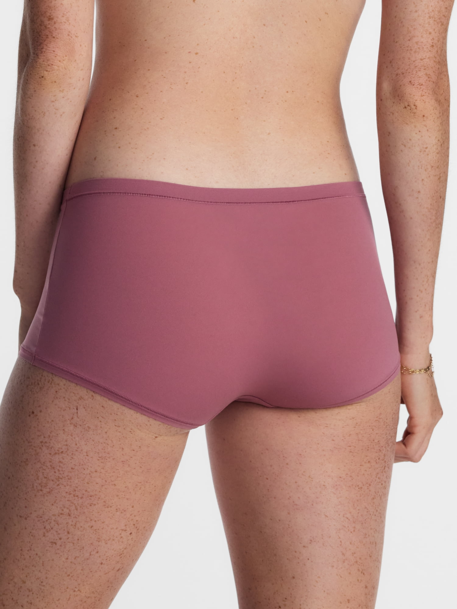 No Boundaries Women's Fit Stretch Boyshort Panties, 3-Pack, Sizes XS-3XL