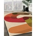 thumbnail image 3 of Ahgly Company Machine Washable Indoor Rectangle Transitional Brown Sand Brown Area Rugs, 6' x 9', 3 of 7