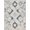 Blue Ivory, Pattern 17, variant on ODIKA 8'x10' Washable Area Rug Durable, Non-Slip Abstract Boho Symmetrical Motifs Decorative Repeating Geometric for Living Room, Under Sectional, Family