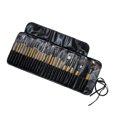 thumbnail image 1 of OULII 24Pcs Professional Makeup Brush Set Cosmetics Brush with Soft Nylon Bristles and Wooden Handles, 1 of 6