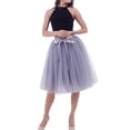 thumbnail image 1 of SUNSIOM Jupe Mi-Longue pour Femmes, Adultes Enfants Princesse Ballet Tulle Mariage Fête Bal Mini Robe, 1 of 6