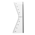 thumbnail image 5 of BOKYAN 100 Pcs Disposable Eyebrow Ruler Stencils Stickers V Shaped Mapping Tool for Symmetrical Shaping, 5.51 inches / 14.00 cm, 5 of 9