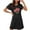 Black, variant on XFYSSS Valentines Day Fashion Nightgowns Rose Print Round Neck Sleep Shirts for Women Printed Short Sleeve Womens Plus Size Nightgowns Short Sleeve House Dress Sleepwear