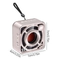 thumbnail image 3 of Jusqu'à 65 % de Rabais Haut-Parleur Bluetooth Sans Fil Transparent Mecha Wind Small SteelCannon Éblouissant Extérieur Portable Caisson de Basses Petit Haut-Parleur, 3 of 5