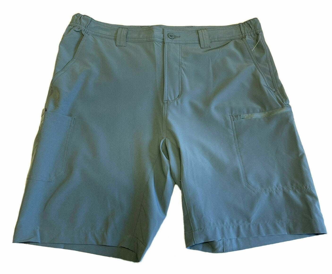 Gillz Men's Waterman Outdoor Fishing Flat Front Shorts (XXL, Goblin