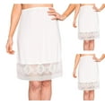 thumbnail image 4 of Women Waist Intimate Soft Petticoat Lace Patchwork Slips Lady Underskirt, 4 of 4