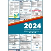 2024 Illinois State and Federal Labor Law Poster (Laminated)
