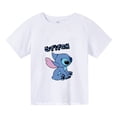thumbnail image 2 of Lilo Stitch Anime Verano Múltiples Moda Camisetas Para Niños Cuello Redondo Casual Manga Corta Estampado Patrón, 2 of 5