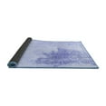 thumbnail image 2 of Ahgly Company Indoor Round Solid Blue Modern Area Rugs, 3' Round, 2 of 4