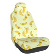 thumbnail image 1 of Wukai Bananas Full Set Car Seat Covers with Soft Padding Universal Auto Front Seats Protector and Cushion Mat, 1 of 5