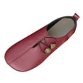 thumbnail image 1 of AUDeals Chaussures Bateau pour Femmes, Ballerines à Bout Rond avec Détail de Bouton et Confort Léger pour le Port Quotidien et la Randonnée (Rouge, 10), 1 of 6