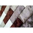 thumbnail image 4 of Amazing Rugs R1131-57 5 x 7 ft. 3D Shaggy Hand Tufted Shag Area Rug in Parquette, 4 of 4