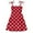 R/Hot Pink249, variant on Vividxx Toddler Girl Dress Short Sleeve Polka Dot Prints Dress Dance Party Dresses Clothes Vacation Sundress Lovely