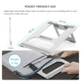 thumbnail image 4 of Support pour Ordinateur Portable, Réglable, Pliable et Léger Compatible avec Ordinateurs Portables de 7-16 Pouces Y Compris Macbook Pro / Air, Surface Ordinateurs Portables, Samsung, Hp -Argent, 4 of 6