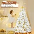 thumbnail image 6 of Bringstar 7FT White Christmas Tree Unlit Artificial Xmas Tree, 1064 PVC Branch Tips, Indoor Outdoor, 6 of 6