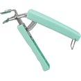 thumbnail image 1 of Pinzas de acero inoxidable resistentes al calor de color verde para cuencos y platos., 1 of 5