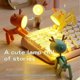 thumbnail image 3 of 6-Pack Mini LED Desk Lamps with Phone Holder, Adjustable Night Light for Kids & Students, Deer Design for Holiday Gifting, 3 of 5