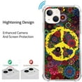 thumbnail image 4 of Peace Sign Case Compatible with iPhone 13,Unique Trendy Design TPU Bumper Cover Case, 4 of 5