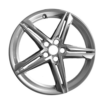 KAI 18 X 8 Reconditioned OEM Aluminum Alloy Wheel, All Painted Medium Silver Metallic, Fits 2018-2019 Audi A4