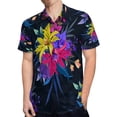 thumbnail image 4 of High Quality Hawaiian Shirts for Men Short Sleeve Aloha Beach Shirt Floral Summer Casual Button Down Shirts Blouses EC2FQS, 4 of 7