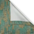 thumbnail image 4 of Ambesonne Tropical Valance Pack of 2, Exotic Palm Leaves Boho, 54"X12", Teal and Camel, 4 of 5