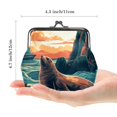 thumbnail image 2 of Stylish Coin Purse Made of 0.7 Microfiber Zinc Alloy Jaws, 4.3x4.7 in/11x12 Cm, Durable and Chic Way to Carry Your Essentials, 2 of 7