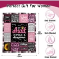 thumbnail image 4 of LHSHID Birthday Gifts for Aunt Blanket Flannel Soft and Comfortable Anti static Bed Sofa Blanket 50x60in, 4 of 5
