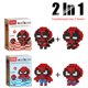 thumbnail image 2 of Bloques de construcción 2 en 1 Deadpool Lega Marvel Legends Disney Spider Man Bloques de construcción Bloques de construcción de dibujos animados para niños Juguetes, 2 of 4