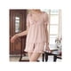 thumbnail image 3 of Conjunto de pijama de verano para mujer, de seda sintética, estilo holgado, cómodo para el hogar, ropa de dormir corta para mujer, color marrón camafeo, talla L, 50-57,5 kg, 3 of 13