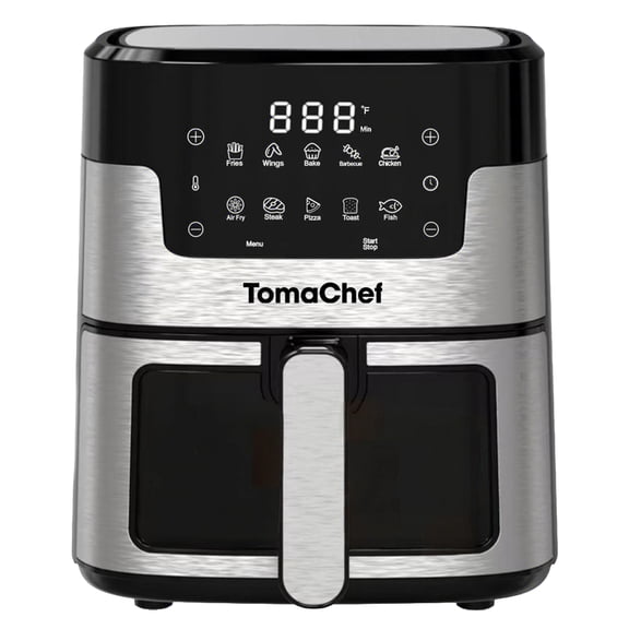 TomaChef 5.3-Qt. 10-in-1 Smart Air Fryer with Visible Window
