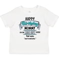 thumbnail image 3 of Inktastic Happy Birthday, Mommy I'm the Best Ever in Blue Boys or Girls Baby T-Shirt, 3 of 5