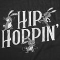 thumbnail image 2 of Mens Funny T Shirts Hip Hoppin Sarcastic Danicing Bunny Graphic Novelty Tee for Men Graphic Tees, 2 of 9