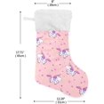 thumbnail image 2 of GZHJMY Cute Unicorn Star Christmas Stockings 2PCS, Large Xmas Stockings Gift Decorations and Party Supplies,Used for Fireplace Decoration Socks Christmas Tree Decoration, 2 of 7