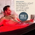 thumbnail image 5 of LifePro AllevaBody Red Light Therapy Blanket – 660nm & 850nm Infrared Light Therapy Mat for Full Body, Muscle Recovery & Relaxation, LED Therapy Wrap with Remote Controls – 62” x 24” - Black, 5 of 12
