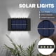 thumbnail image 2 of Luz solar de pared de jardín al aire libre para decoración de patio (8LED) blanco 2 piezas, 2 of 4
