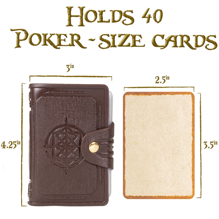 Pocket Compendium: Tome of Recollection - Customizable RPG Item, Spellbook,  & Reference Card Holder - Tabletop Fantasy Game Beginner Accessory - ...