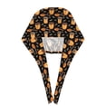 thumbnail image 3 of Kdxio Bee and Honey Pattern Turban Hat for Women Men Comfortable Adjustable Cleaning Working Cap with Sweatband, 3 of 8