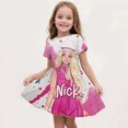 thumbnail image 1 of Nouveau Kawaii Barbie Pyjamas pour Enfants Fille Anime Doux Robe d'Été à Manches Courtes pour Bébé, 1 of 1