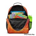 thumbnail image 5 of Jeiento Football 13.5" Preschool Bookbag, Cool Flame Large Capacity Toddler School Bag with Front Zipper Pockets, Dual Use Backpack for Boys Girls Outdoor, 5 of 7